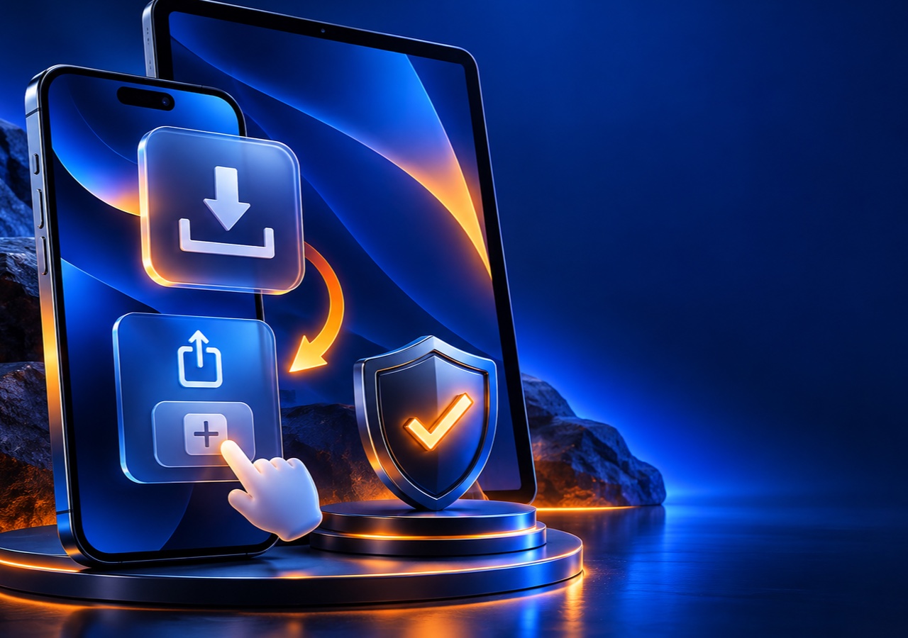 iPhone ve iPad cihazlarda güvenli uygulama kurulumu ve ana ekrana ekleme adımları