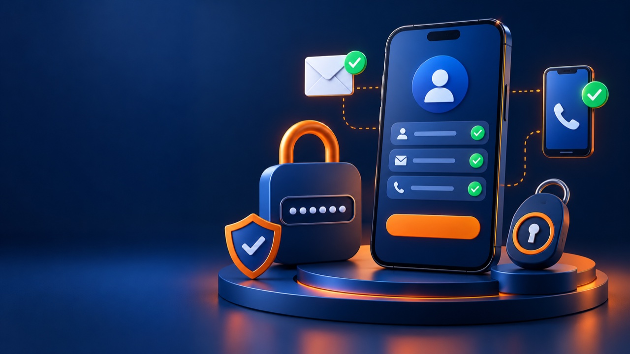 Telefon ve e-posta doğrulaması tamamlanan güvenli kullanıcı hesabı