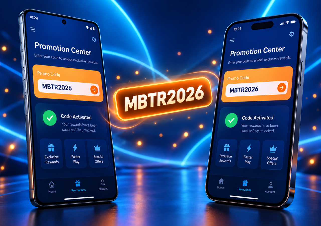 Android ve iPhone cihazlarda MBTR2026 promosyon kodunun etkinleştirilmesi