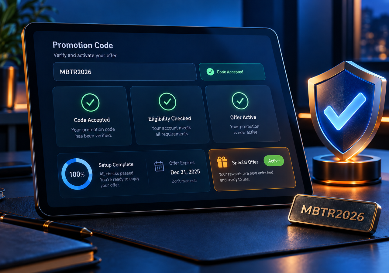 MBTR2026 promosyon kodu uygunluk ve aktif teklif kontrol paneli